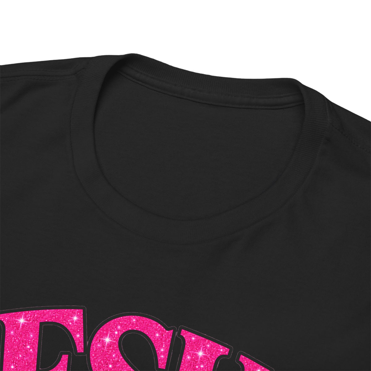 Christian T-Shirt — "JESUS The way, the truth, the life" (John 14:6) Pink Vintage Script