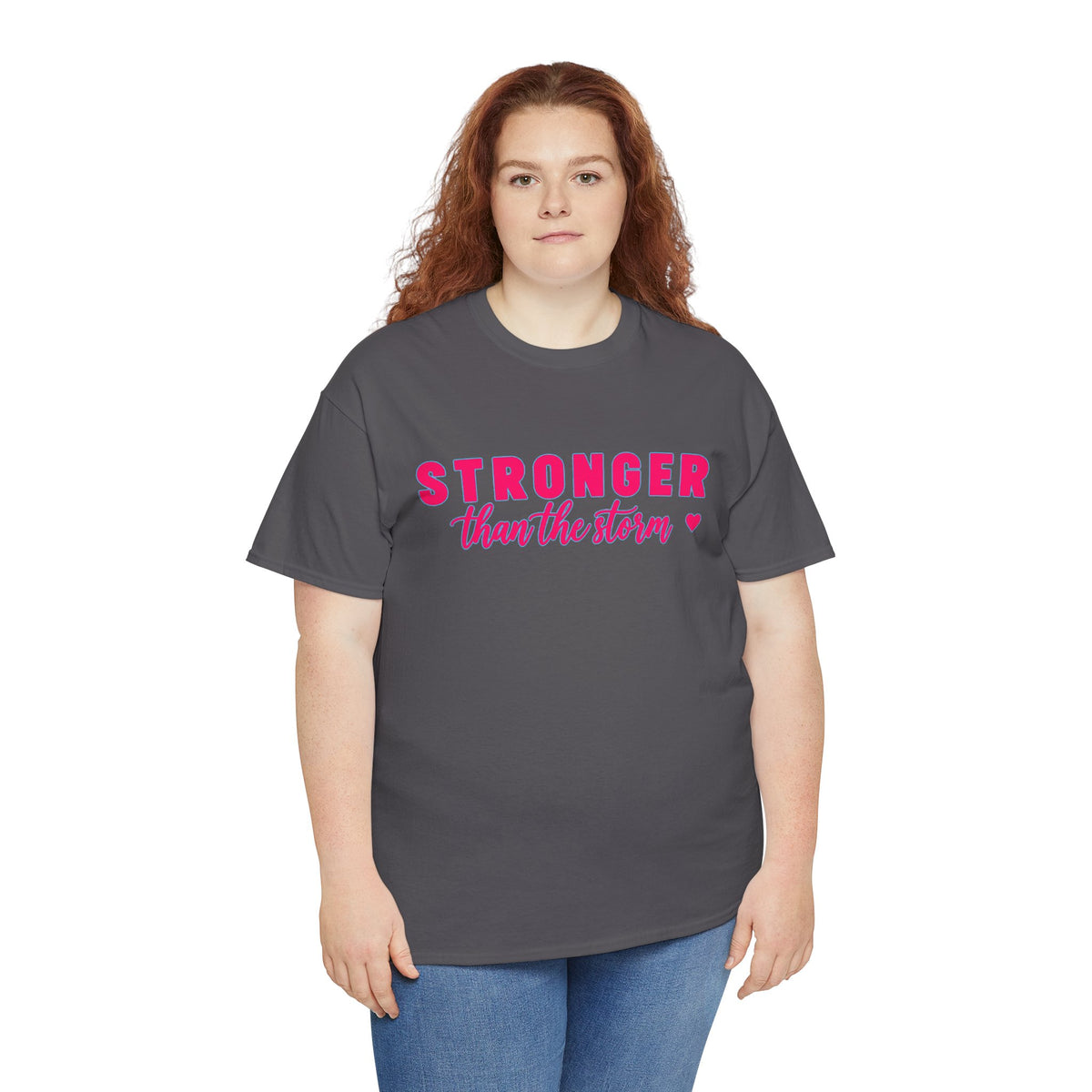 Stronger Than the Storm Tee - Inspirational Women's Resilience T-Shirt