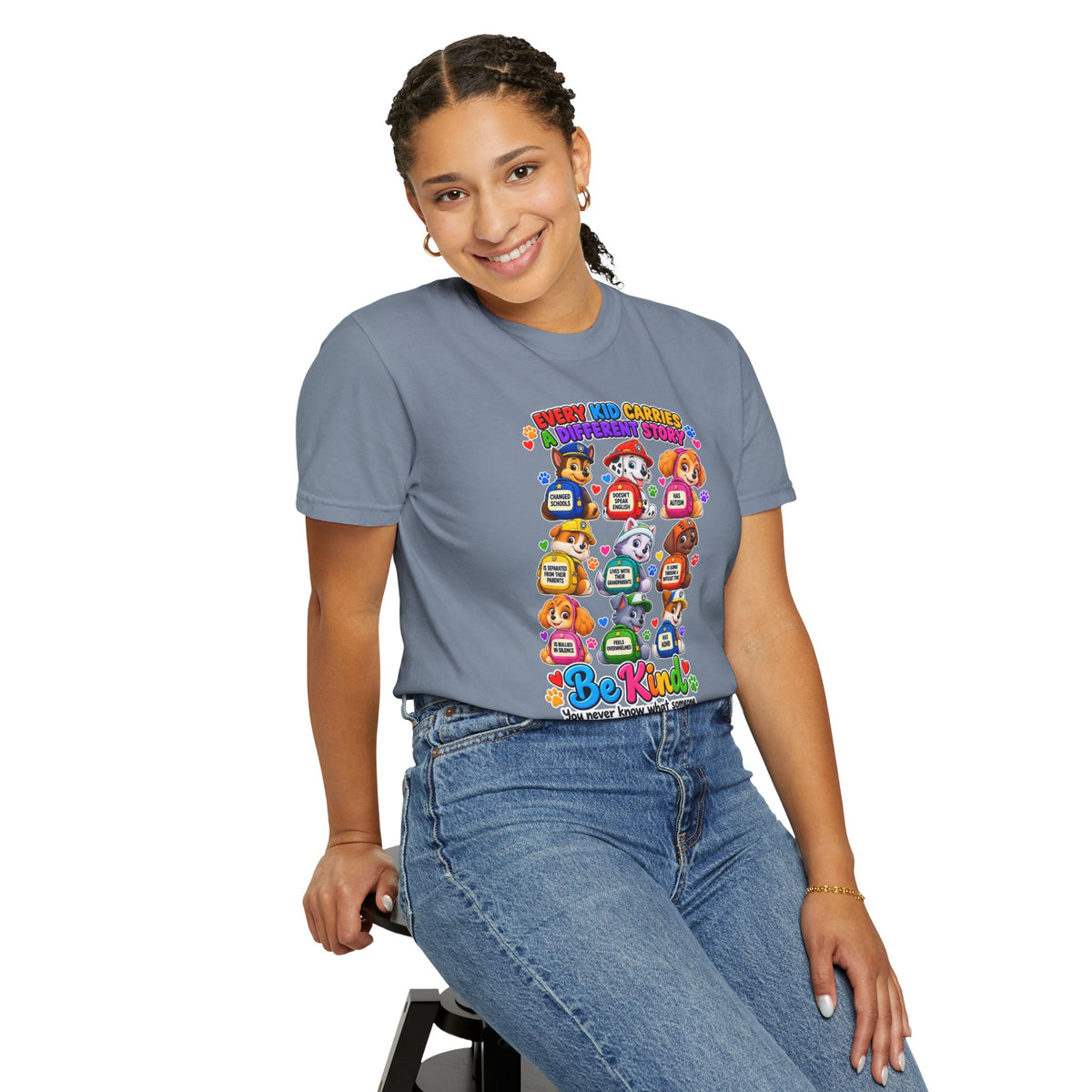 Be Kind Every Kid Carries Inspirational T-Shirt