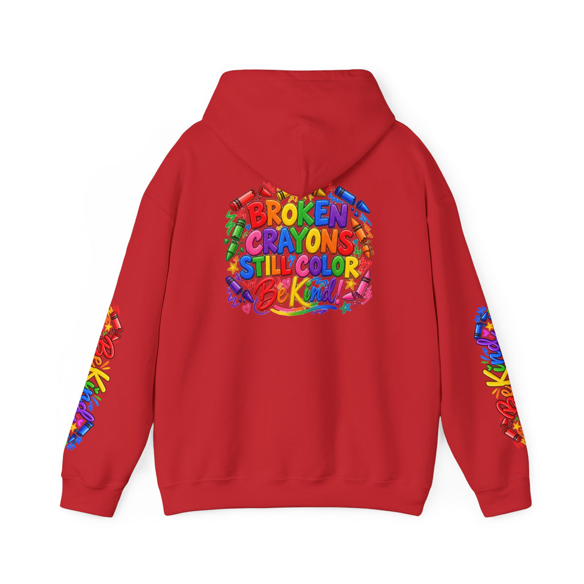 Broken Crayons Still Colorful Rainbow Art Hoodie