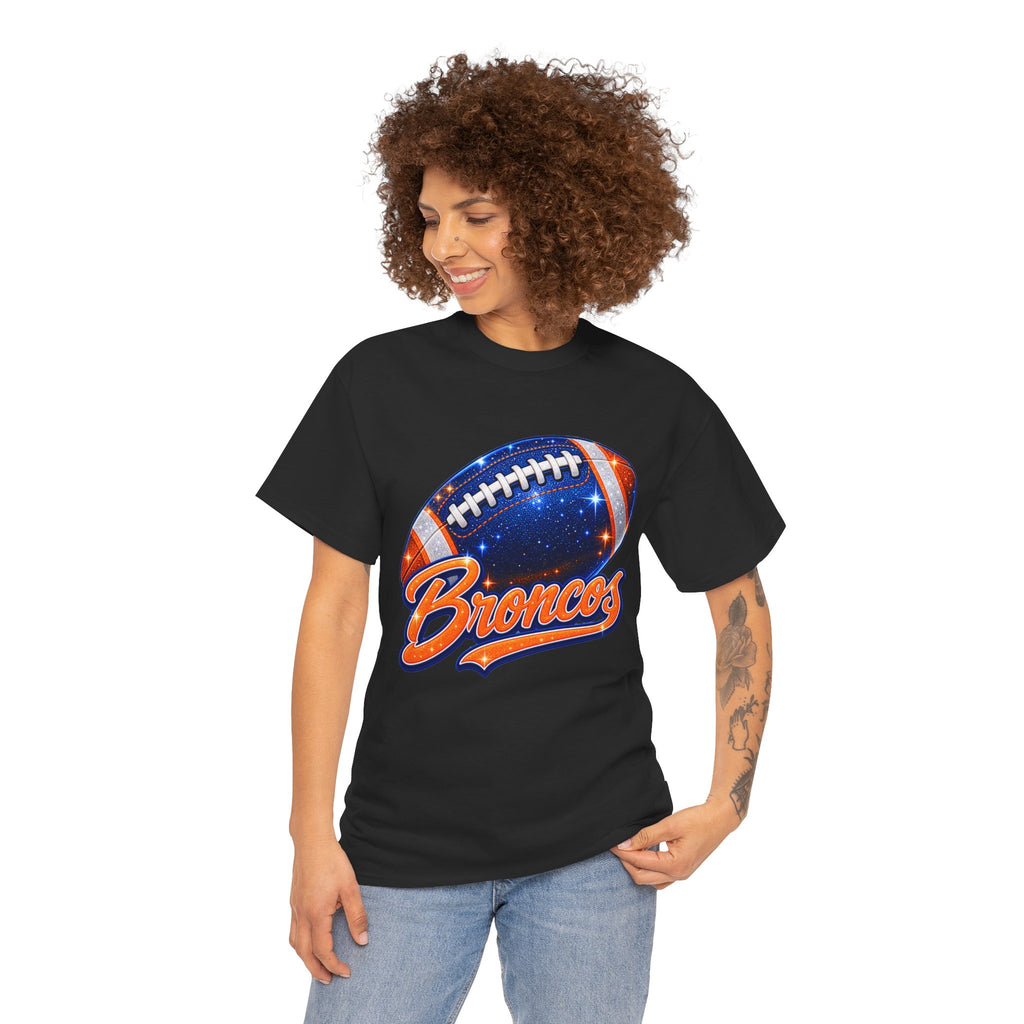 Broncos Football T-Shirt — Galaxy Football Graphic Tee
