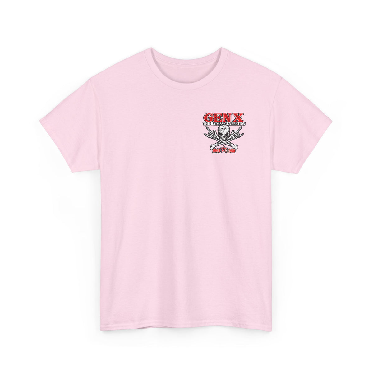 Gen X T‑Shirt — "The Badass Generation" Skull & Crossbones Retro Tee