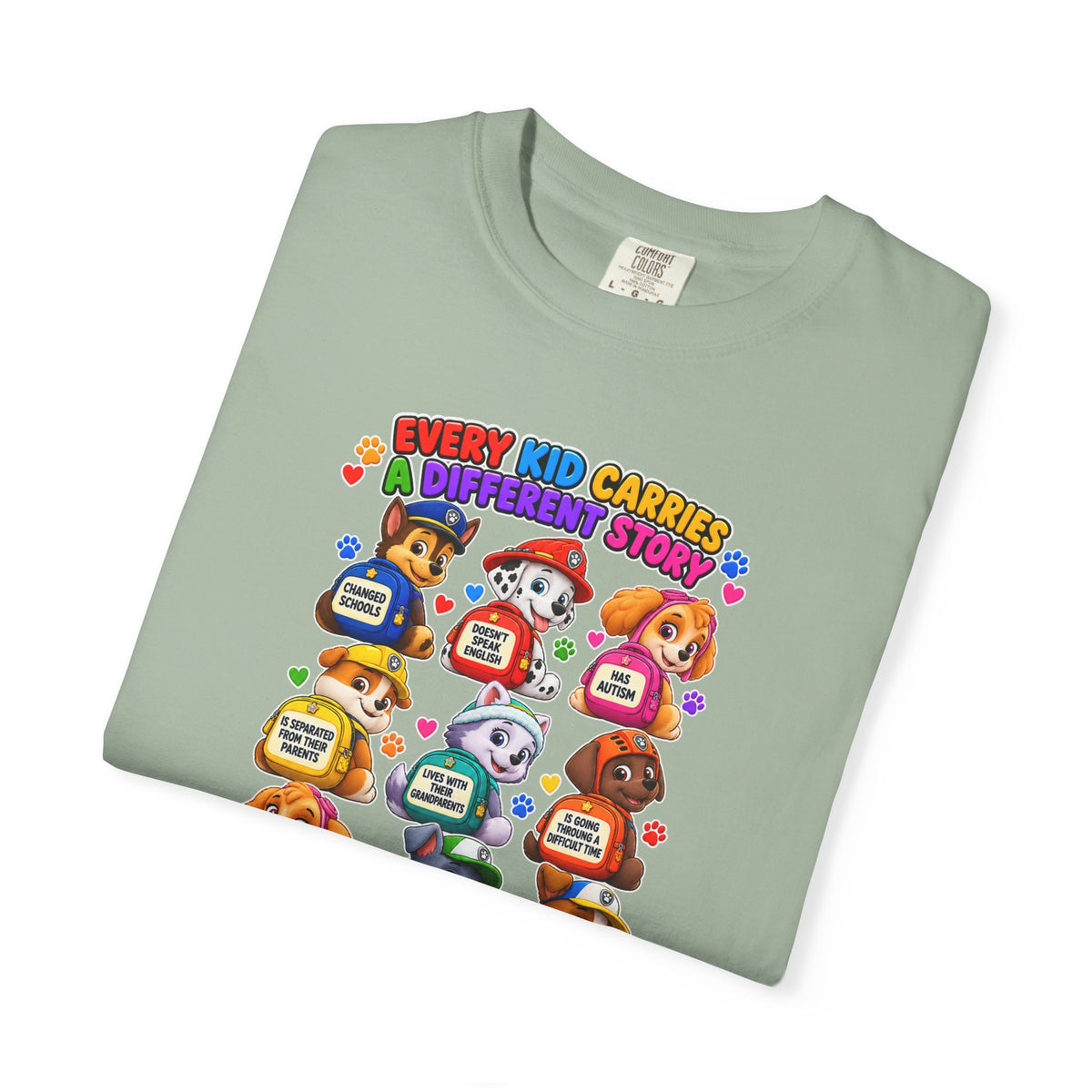 Be Kind Every Kid Carries Inspirational T-Shirt