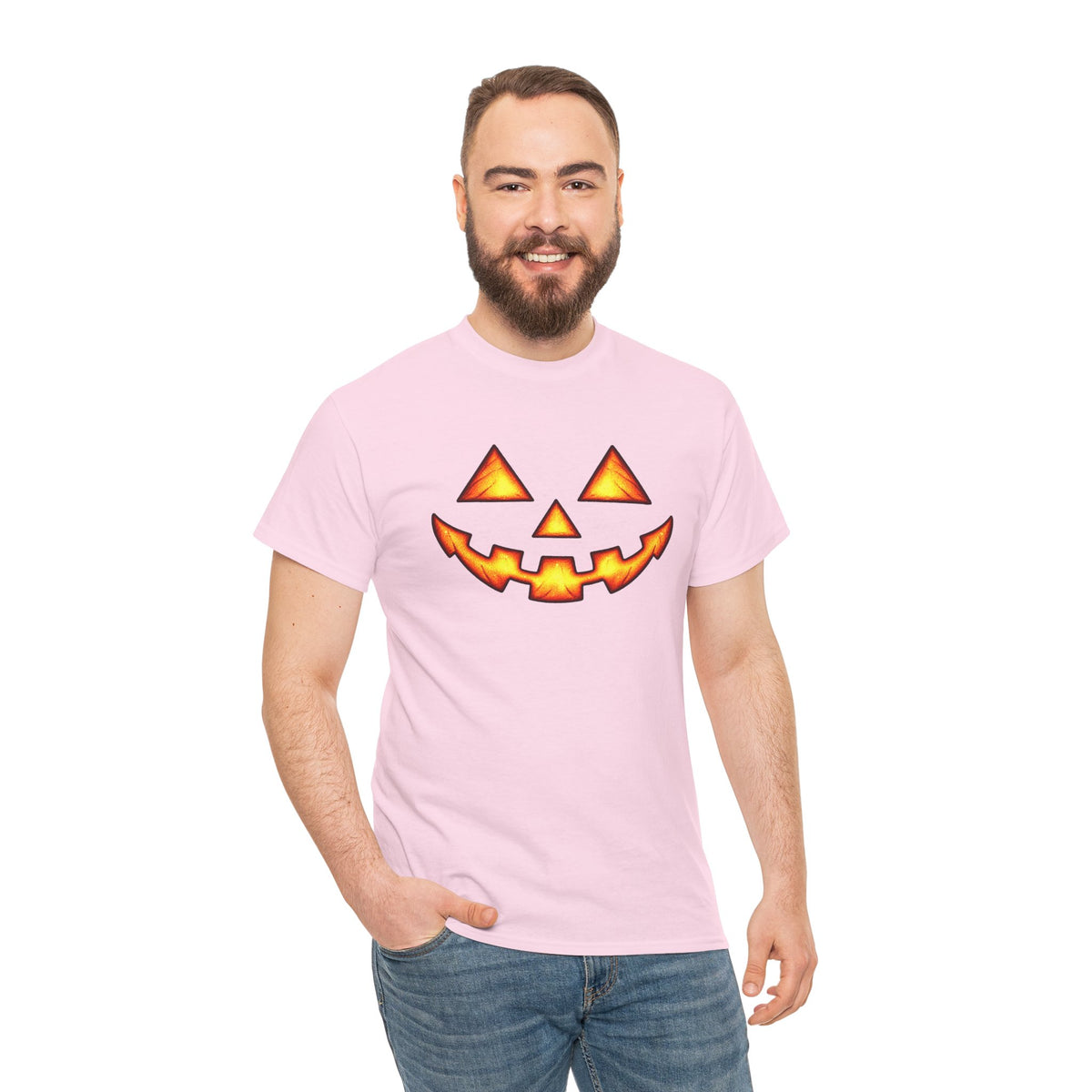 Halloween Jack-O'-Lantern Happy T-Shirt