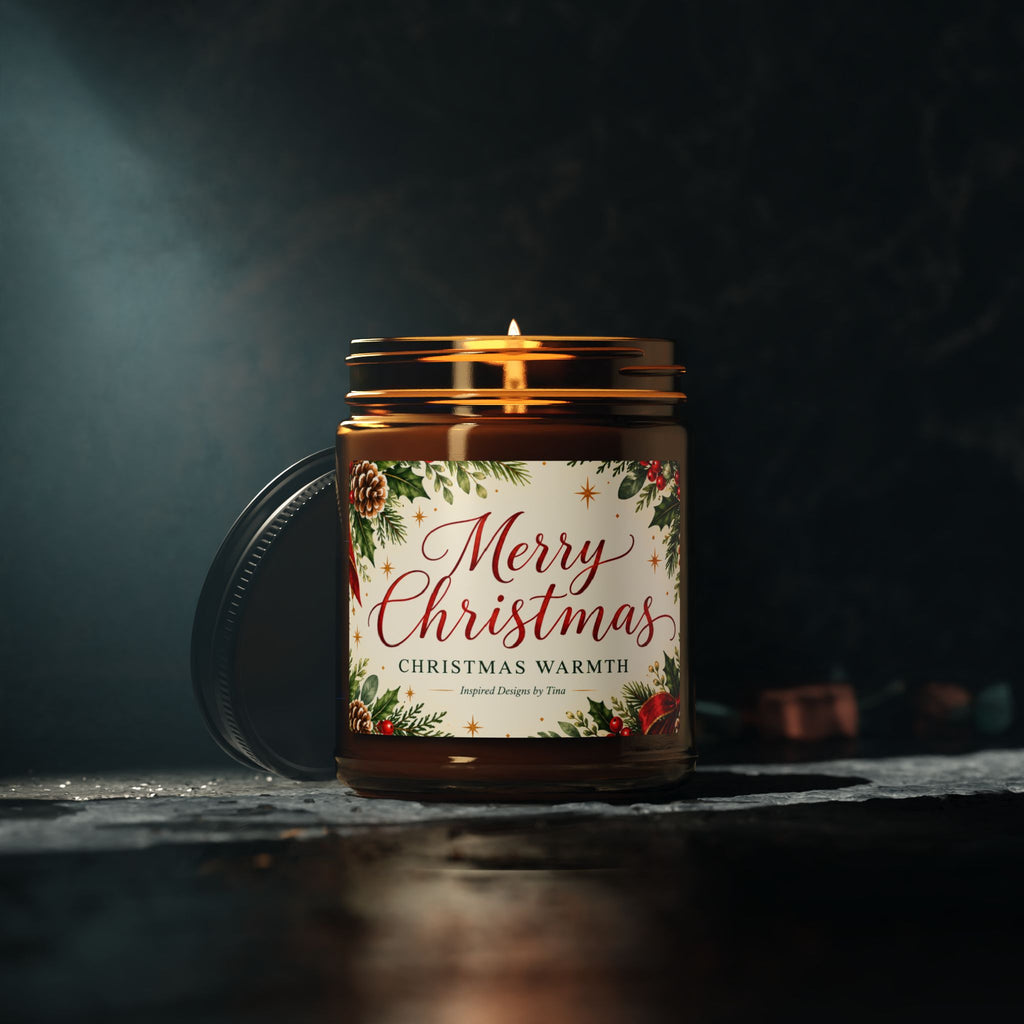 Merry Christmas Scented Warmth Soy Candle