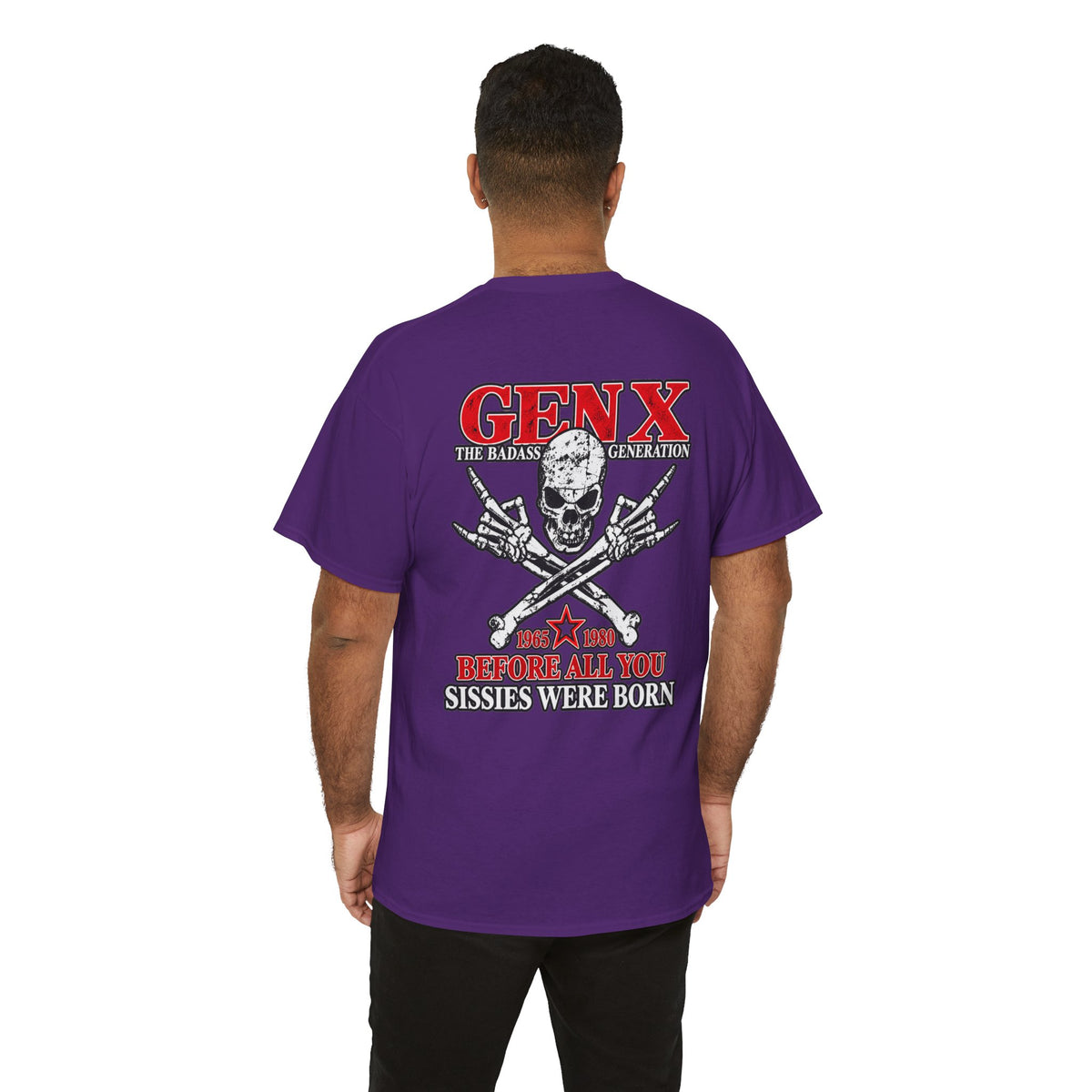 Gen X T‑Shirt — "The Badass Generation" Skull & Crossbones Retro Tee