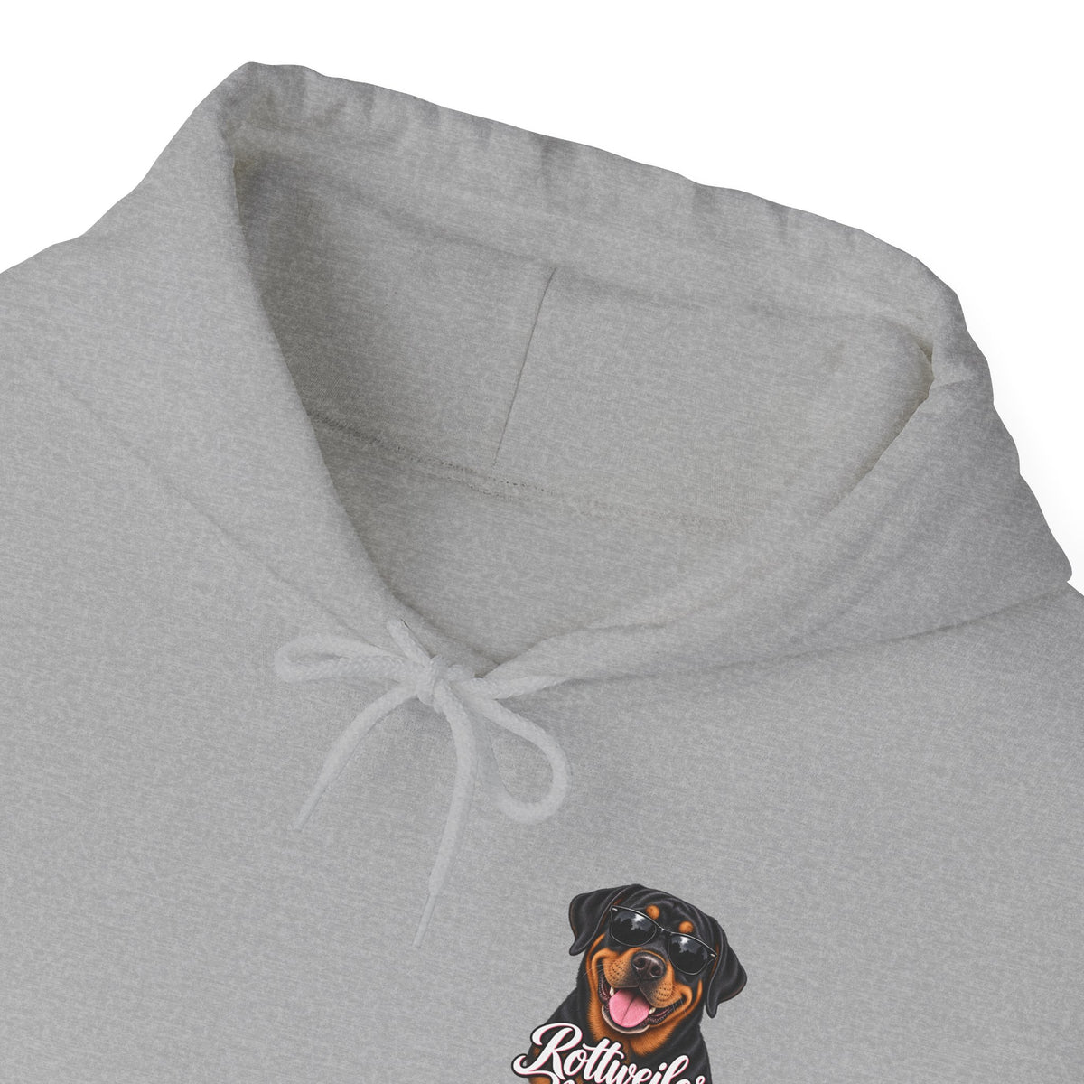 Rottweiler Mama Hoodie — Cute Rottie Portrait Pullover for Dog Moms
