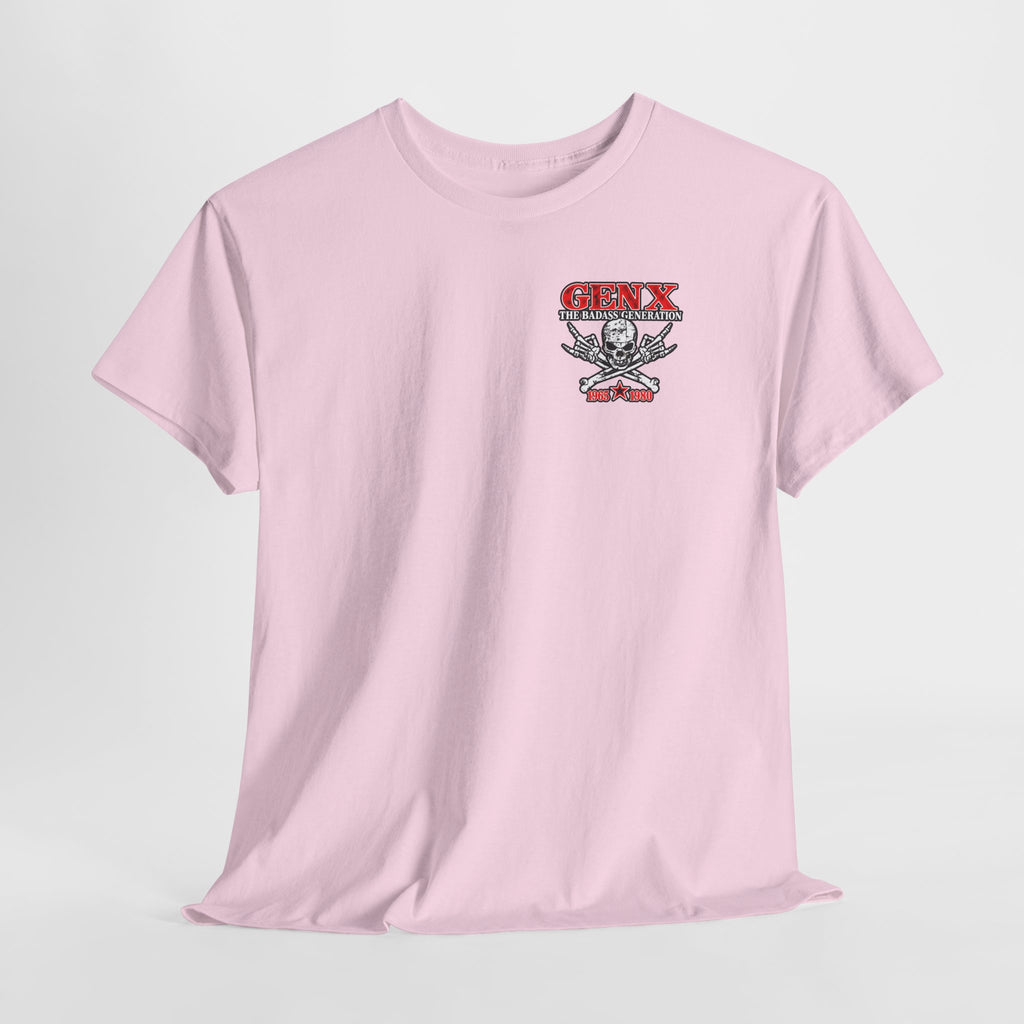 Gen X T‑Shirt — "The Badass Generation" Skull & Crossbones Retro Tee