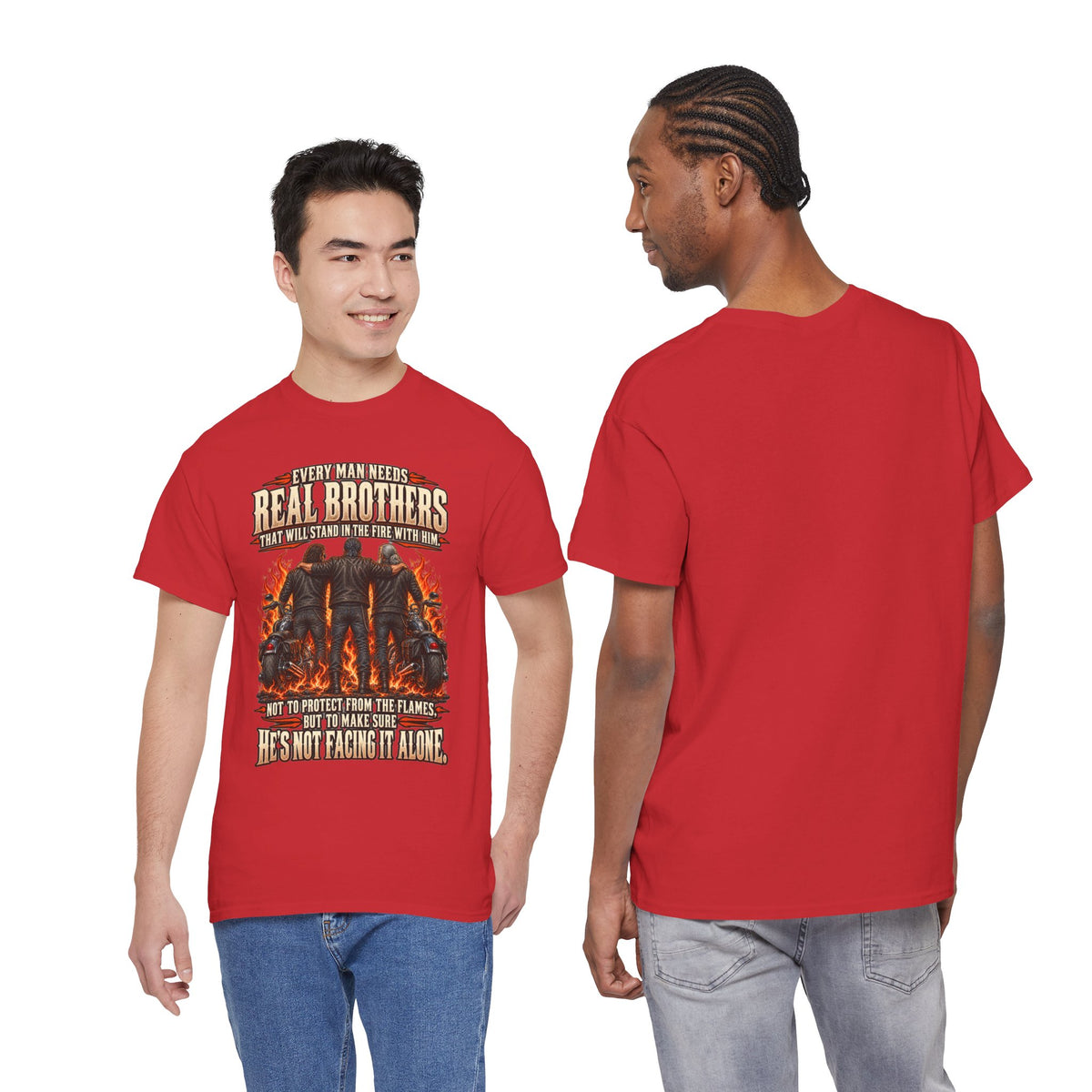 Real Brothers Graphic T-Shirt – Brotherhood and Strength