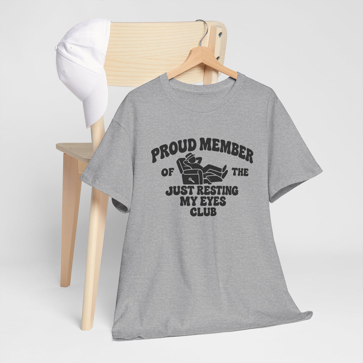 Resting My Eyes Club T-Shirt — "Proud Member of the Just Resting My Eyes Club" Graphic Tee