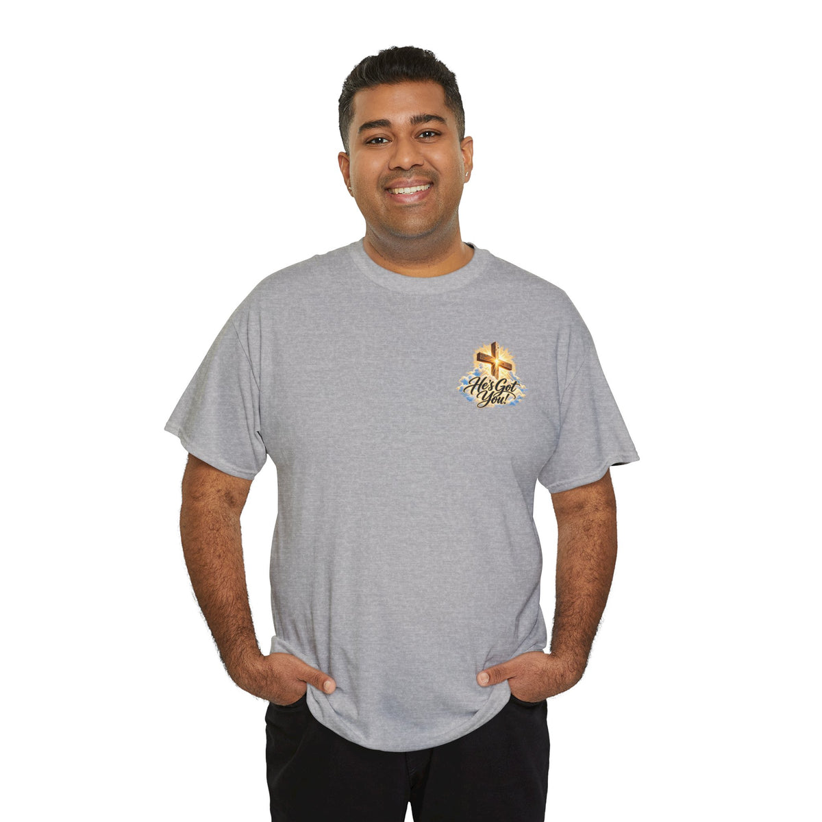 Don't Overthink It He's Got You Tee — Christian Cross Inspirational T‑Shirt