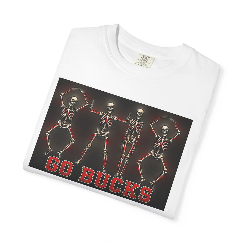 Go Bucks T-Shirt — Vintage Skeleton Dance Football Fan Tee