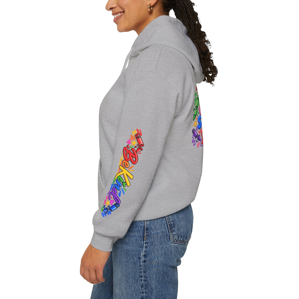 Broken Crayons Still Colorful Rainbow Art Hoodie