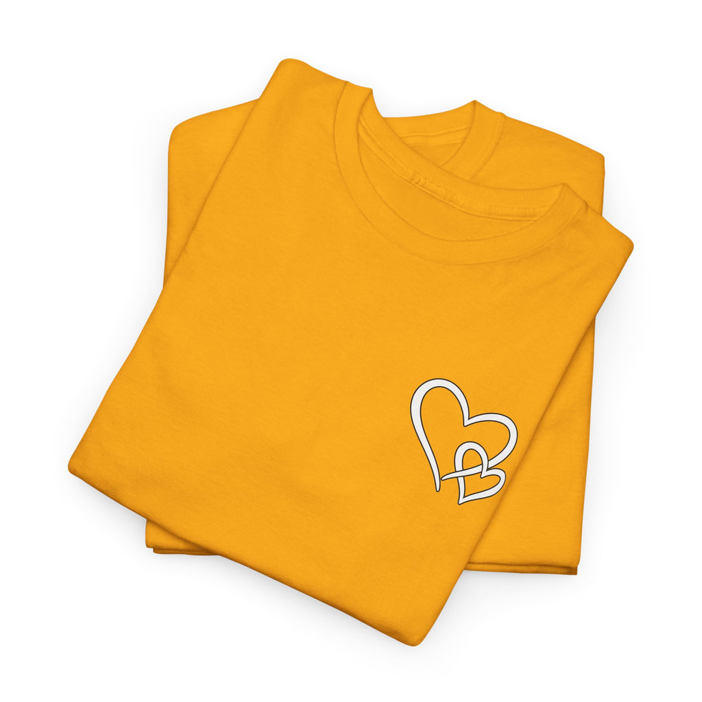 Inspirational Heart T-Shirt – "To the Person Behind Me: You Are Amazing, Beautiful and Enough" Motivational Tee