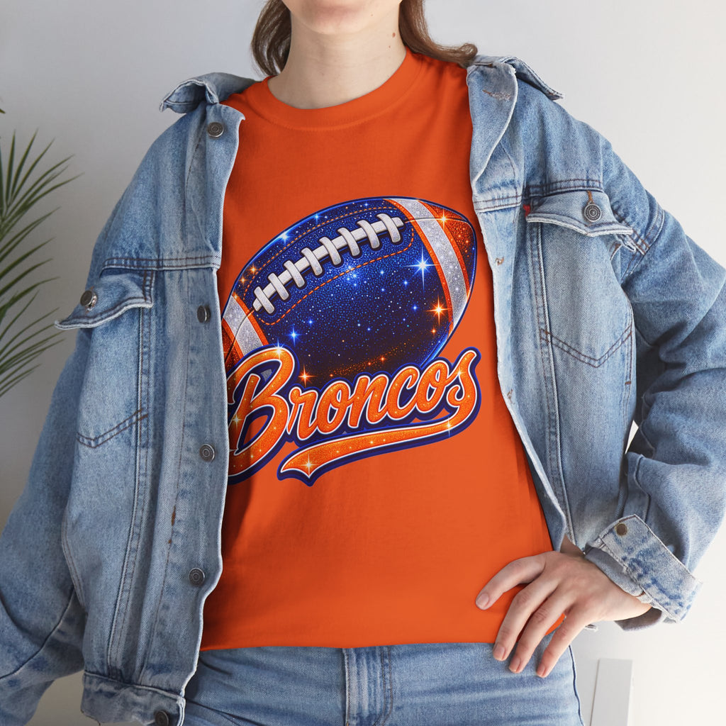 Broncos Football T-Shirt — Galaxy Football Graphic Tee