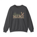 Boy Mama Crewneck Sweatshirt — Camo Lettering with Flying Duck