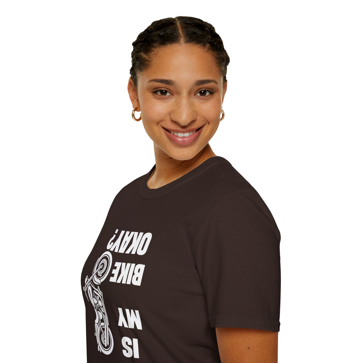 Motorcycle T‑Shirt — "Is My Bike Okay?" Bold Biker Tee