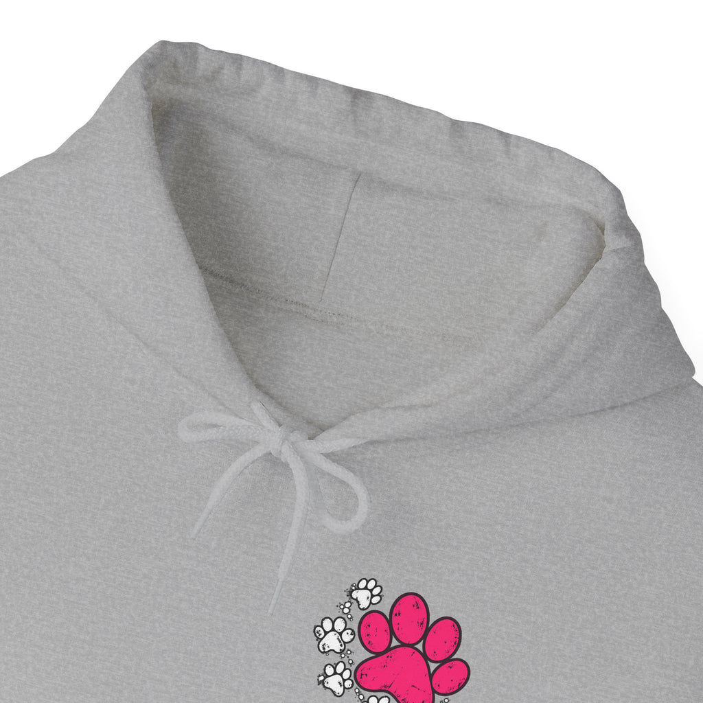 My Shadow Has Four Legs and a Tail Paw Print Hoodie
