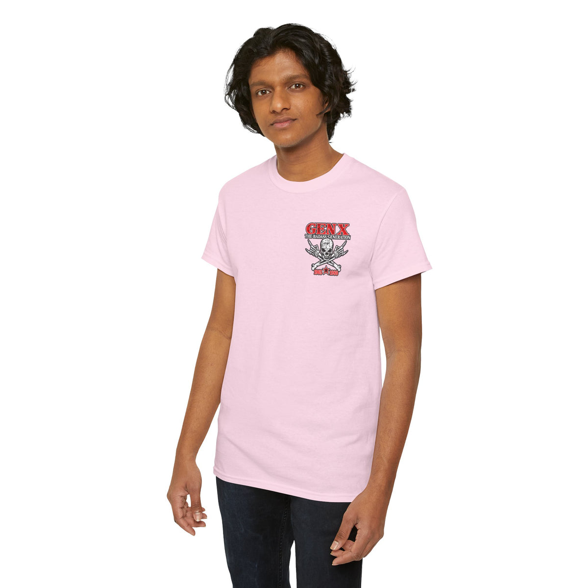 Gen X T‑Shirt — "The Badass Generation" Skull & Crossbones Retro Tee