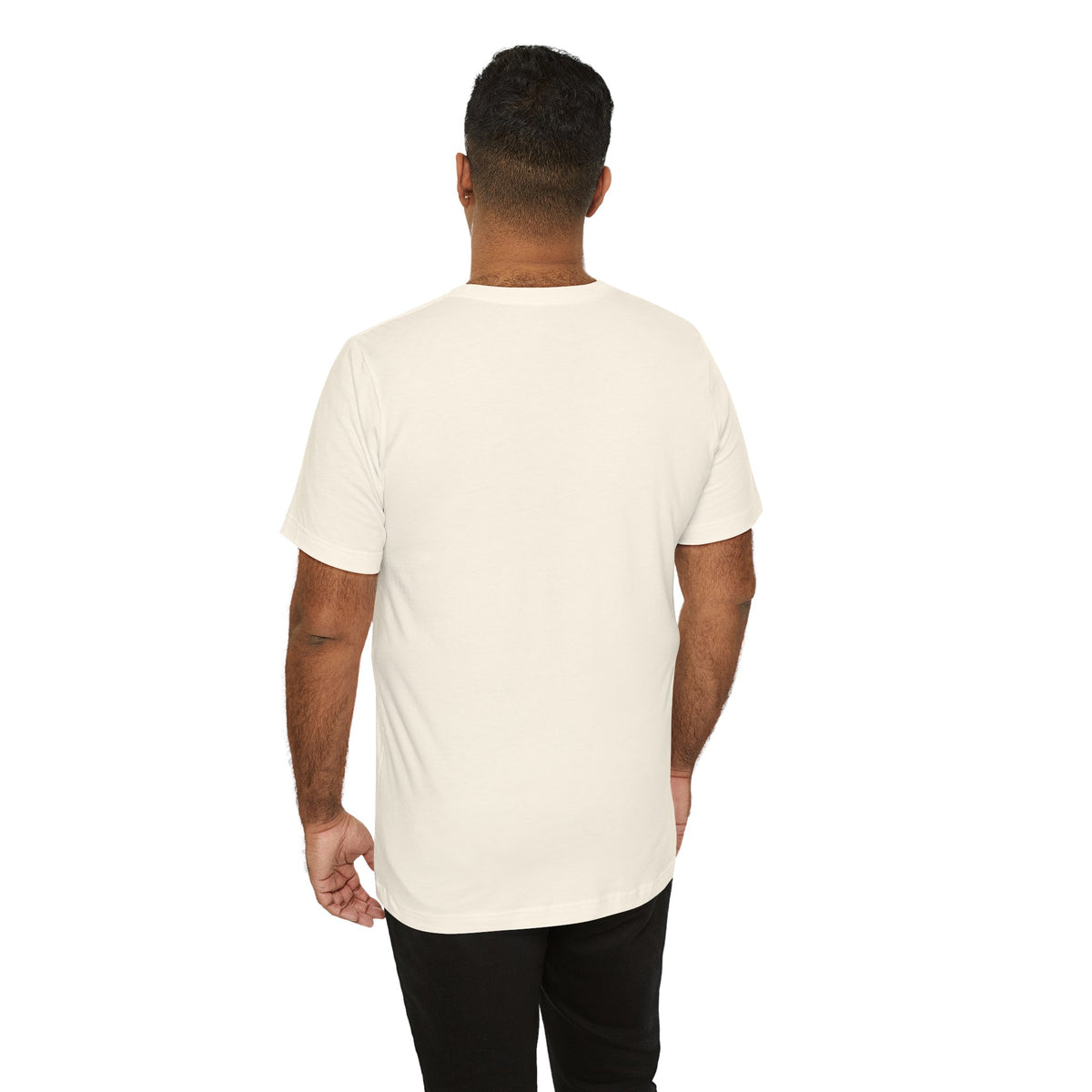 Autism Awareness Ribbon Chest Tee — 'Different, Not Less' Short Sleeve T-Shirt