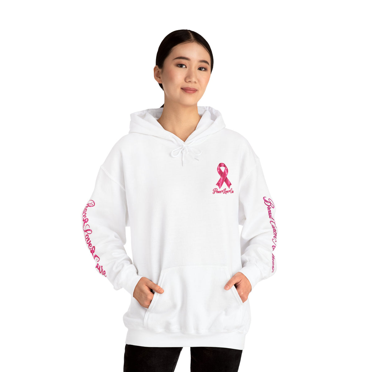 Pink Ribbon Breast Cancer Awareness Hoodie