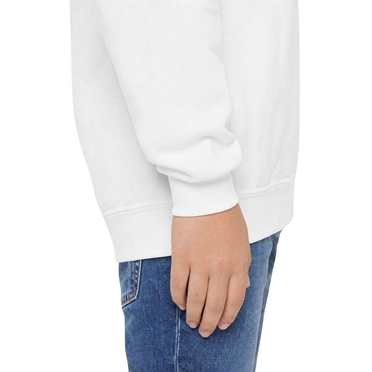 Youth Crewneck Sweatshirt — Cute Smiley "Stay Sweet" Graphic, Kids Cozy Pullover