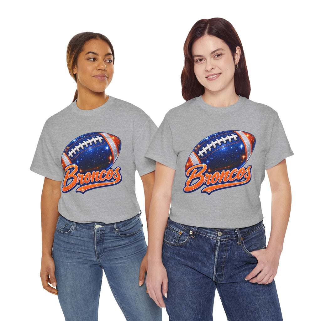Broncos Football T-Shirt — Galaxy Football Graphic Tee