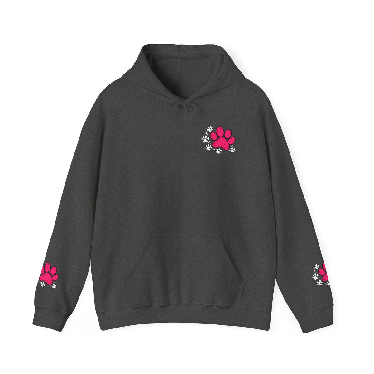 My Shadow Has Four Legs and a Tail Paw Print Hoodie