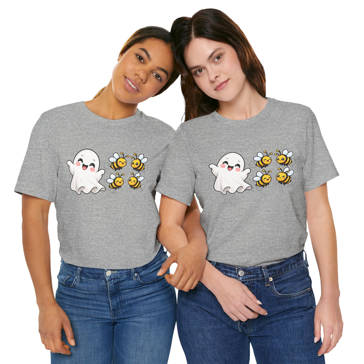 Boo & Bees Halloween Tee – Cute Ghost & Bee Shirt | Spooky Season Must-Have