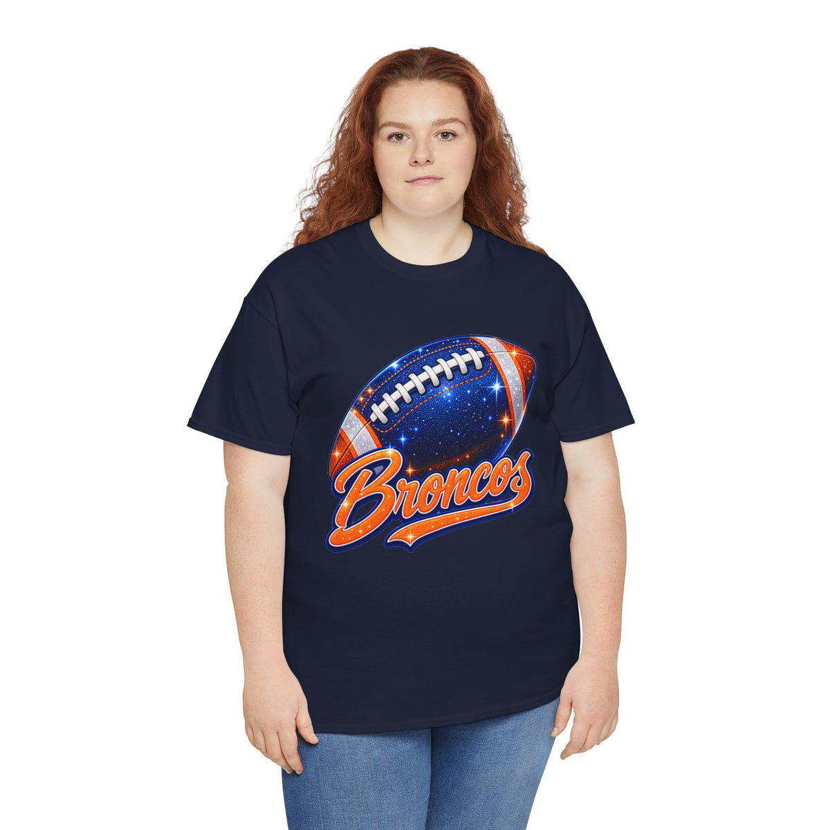 Broncos Football T-Shirt — Galaxy Football Graphic Tee