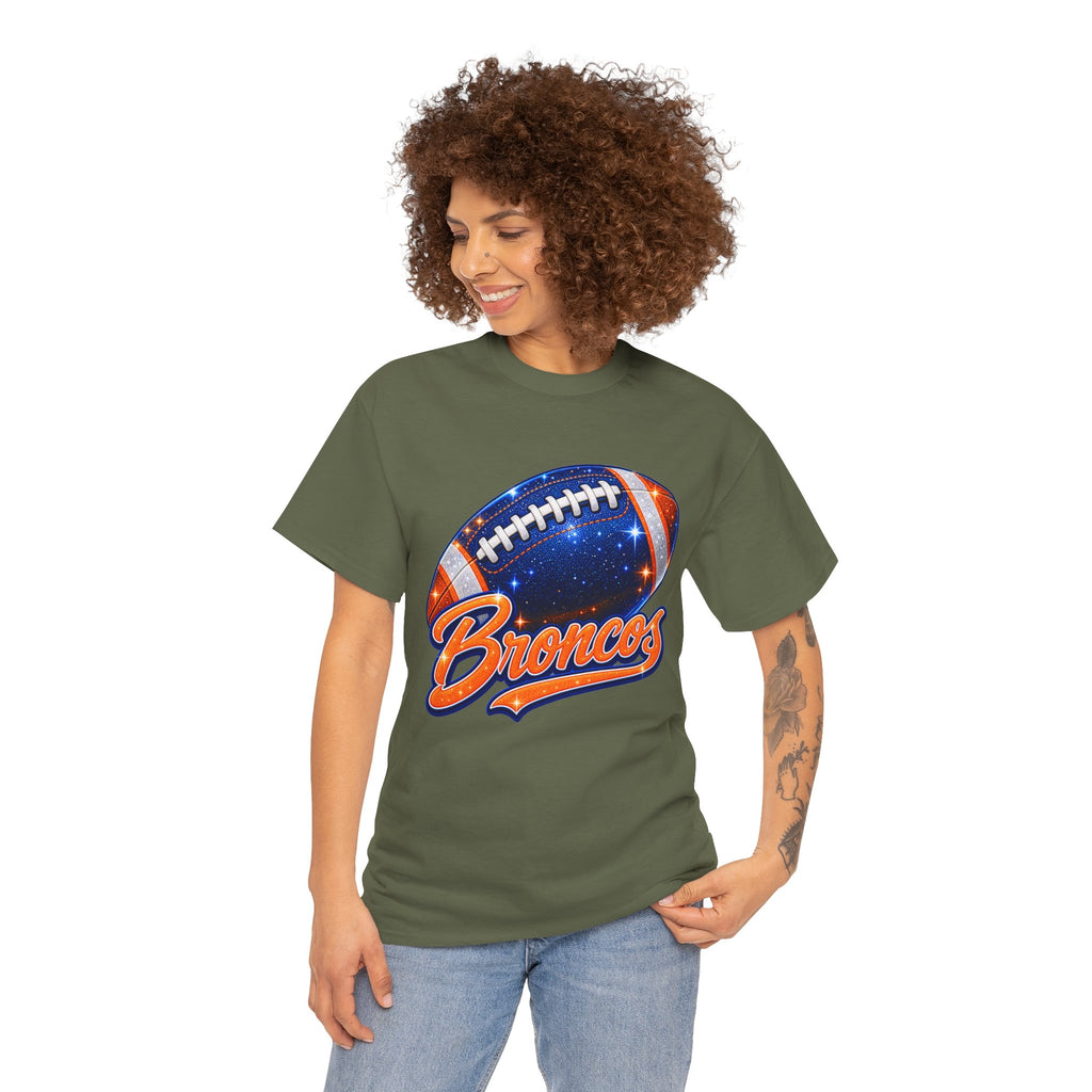 Broncos Football T-Shirt — Galaxy Football Graphic Tee