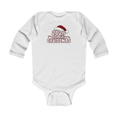 2026 First Christmas Infant Long Sleeve Bodysuit