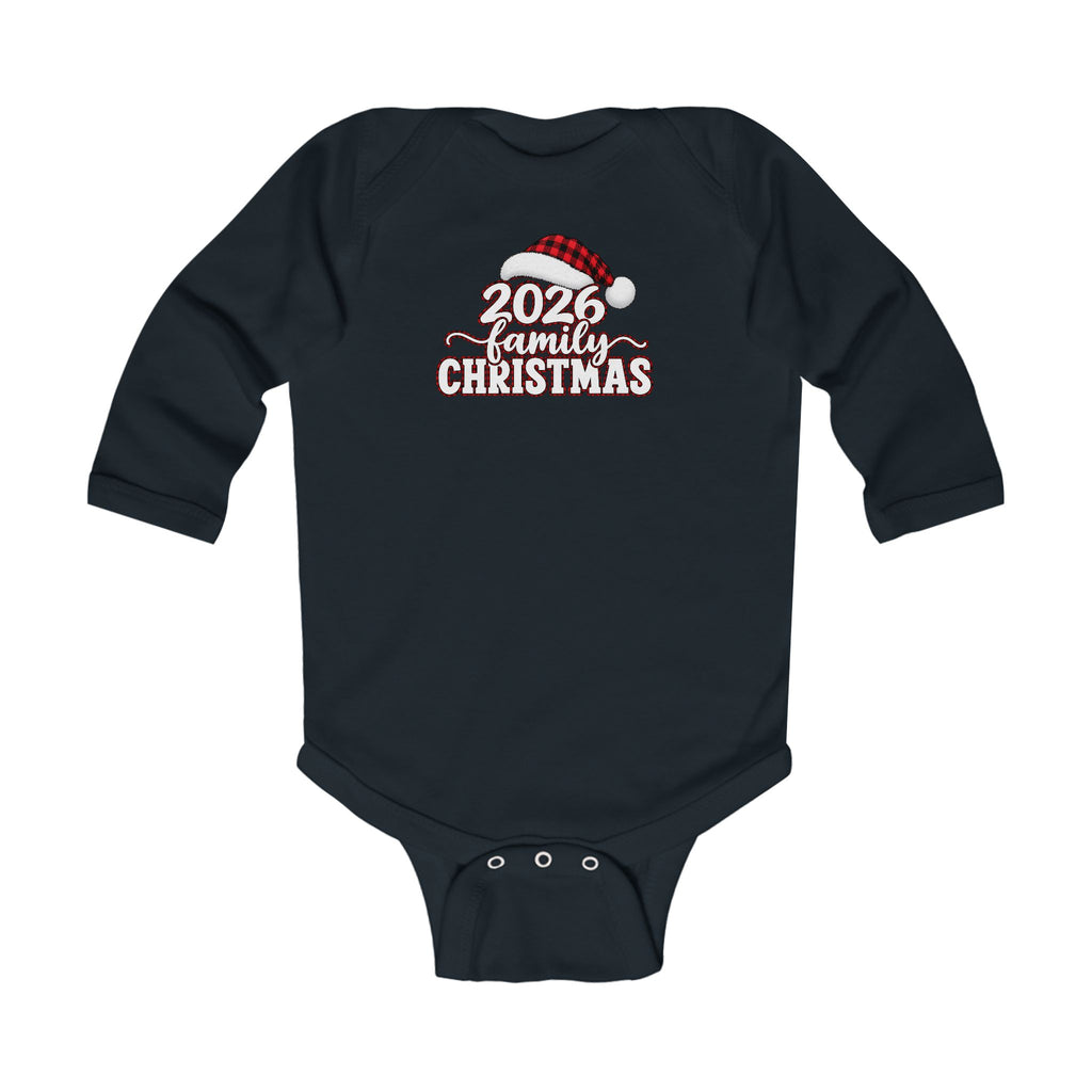 2026 First Christmas Infant Long Sleeve Bodysuit