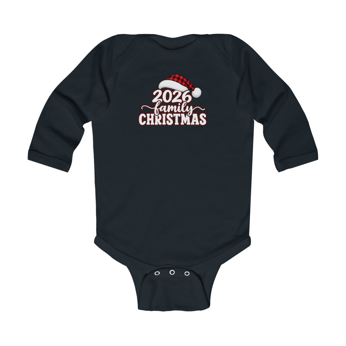 2026 First Christmas Infant Long Sleeve Bodysuit