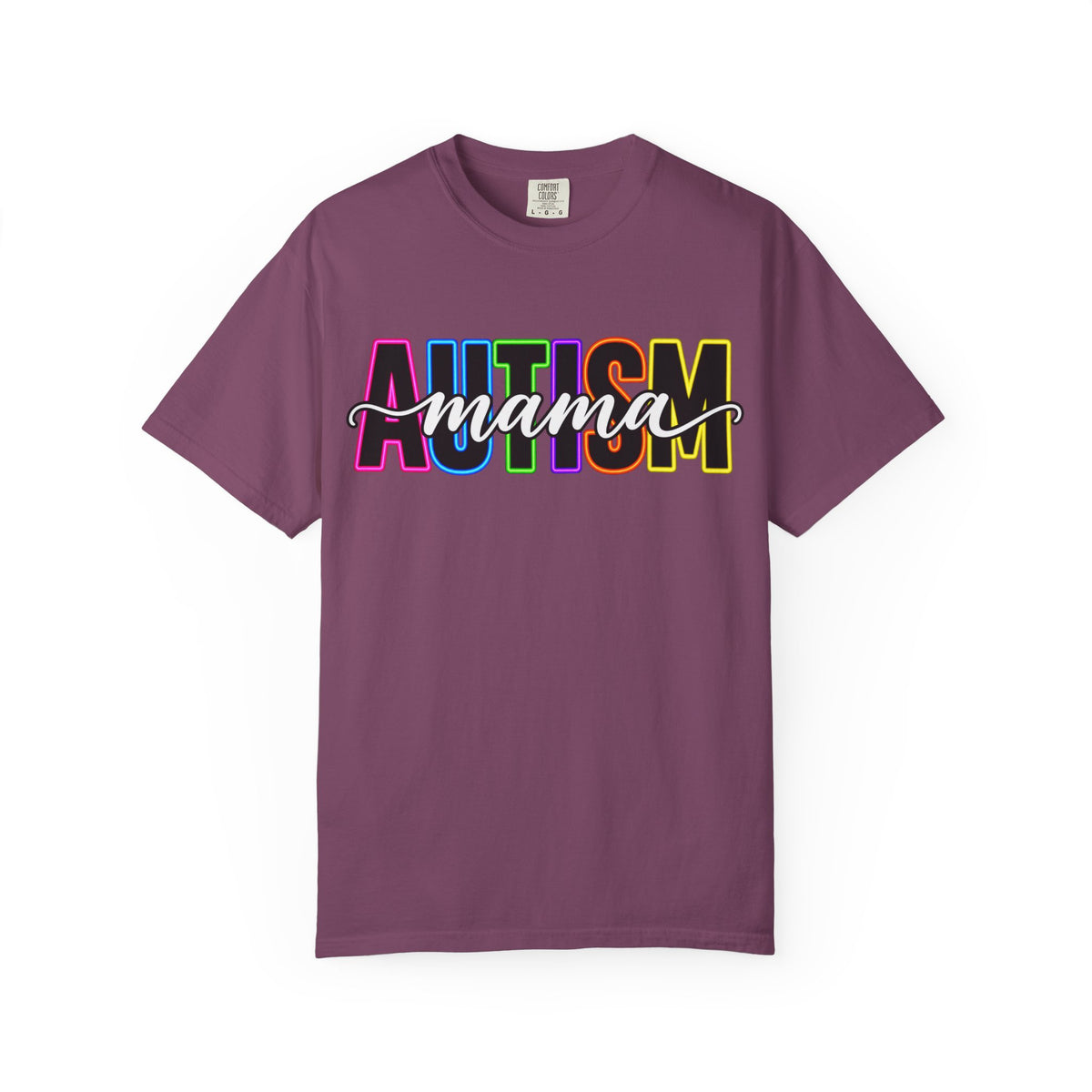Autism Mama T-Shirt — Colorful Pride Support Tee for Moms