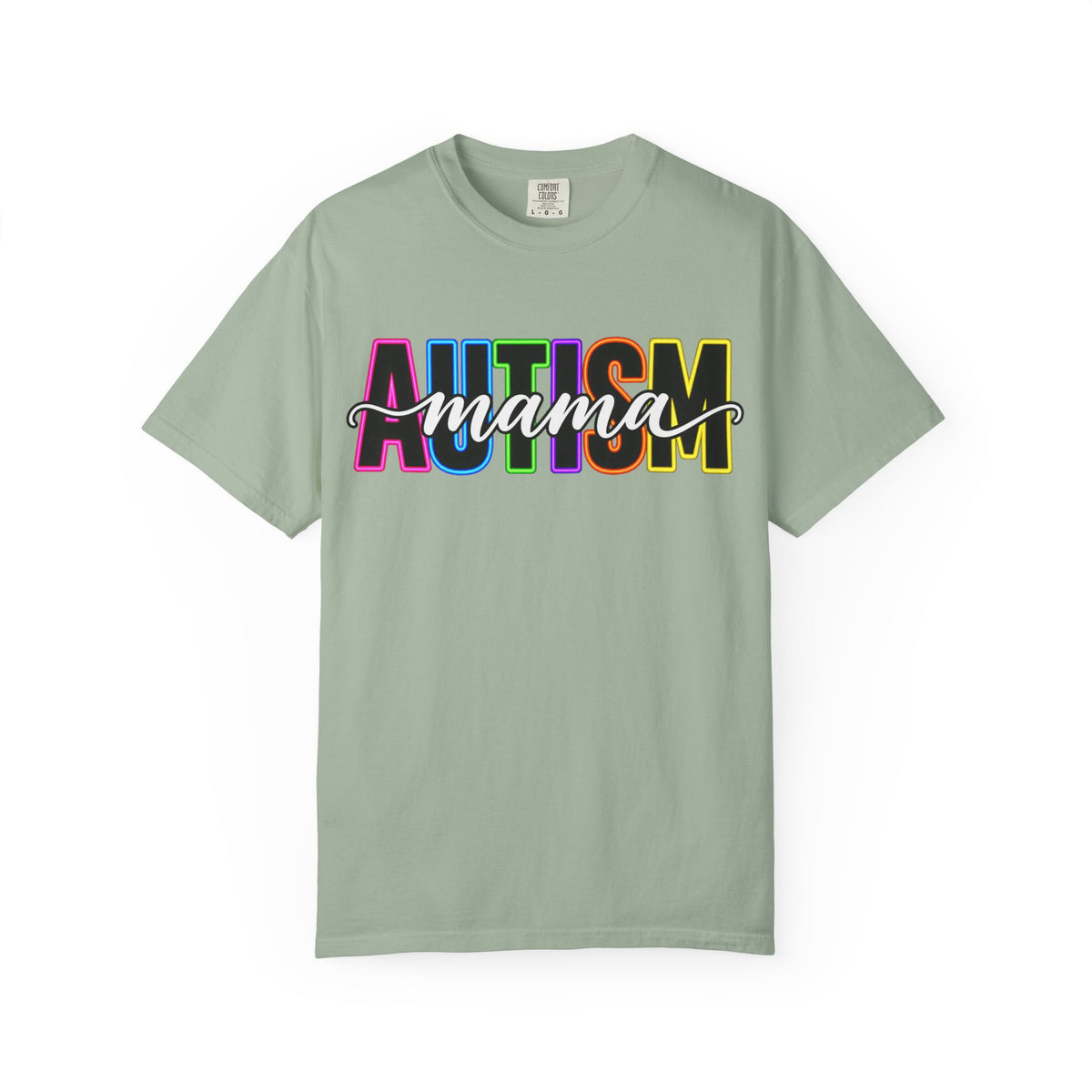 Autism Mama T-Shirt — Colorful Pride Support Tee for Moms