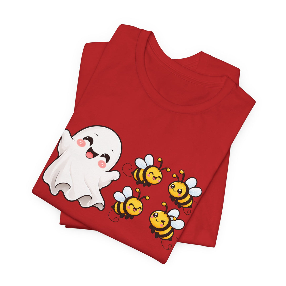 Boo & Bees Halloween Tee – Cute Ghost & Bee Shirt | Spooky Season Must-Have