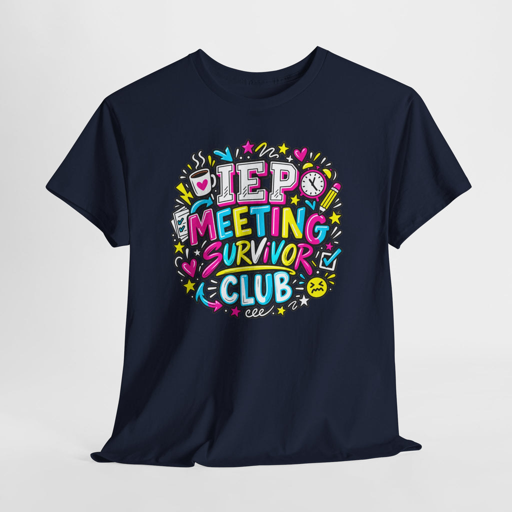 Video Meeting Survivor Club T-Shirt — Funny Remote Work Tee