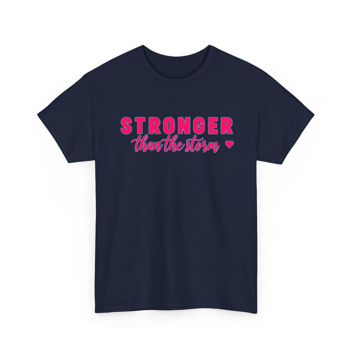 Stronger Than the Storm Tee - Inspirational Women's Resilience T-Shirt