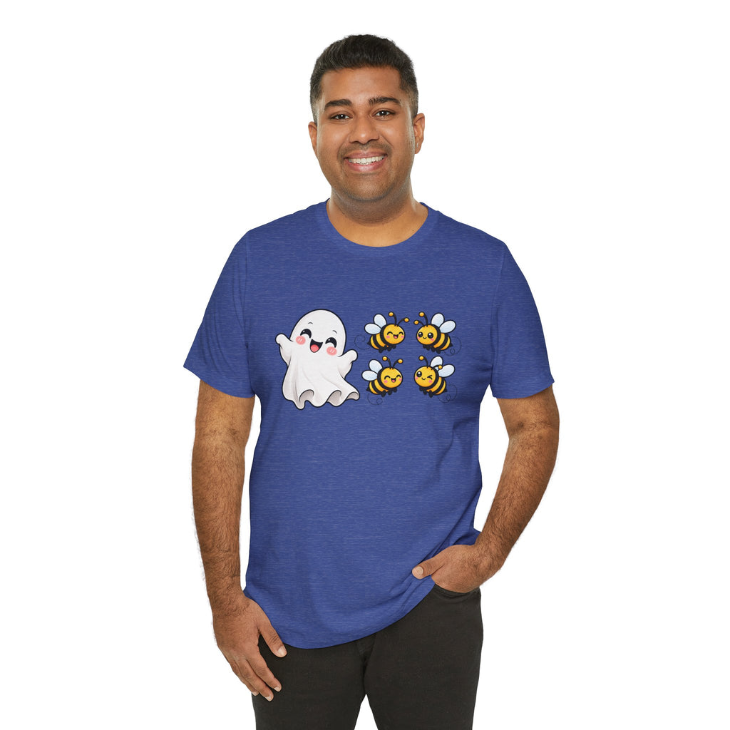 Boo & Bees Halloween Tee – Cute Ghost & Bee Shirt | Spooky Season Must-Have