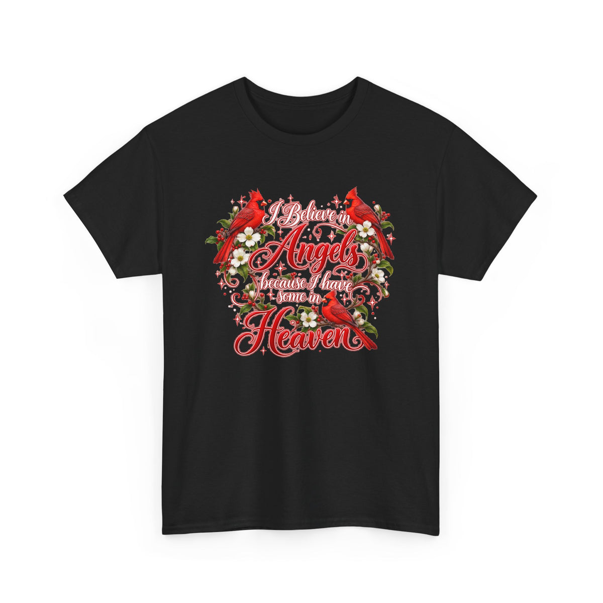 Angels from Heaven Cardinal Christmas T-Shirt