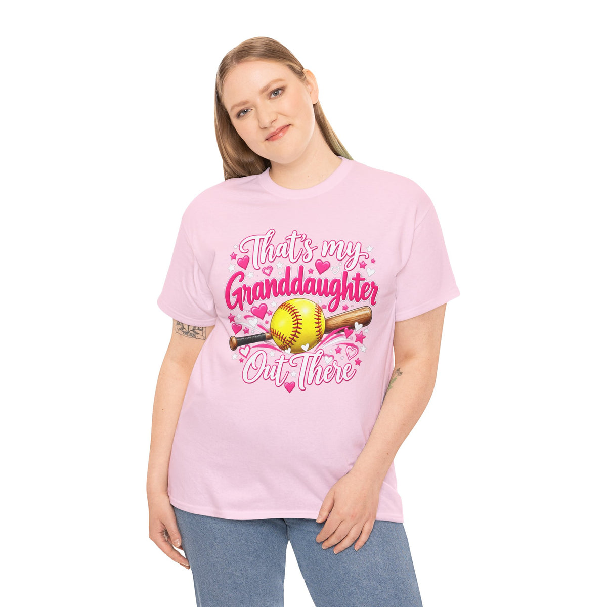 That’s My Granddaughter Out There Softball Grandma T-Shirt