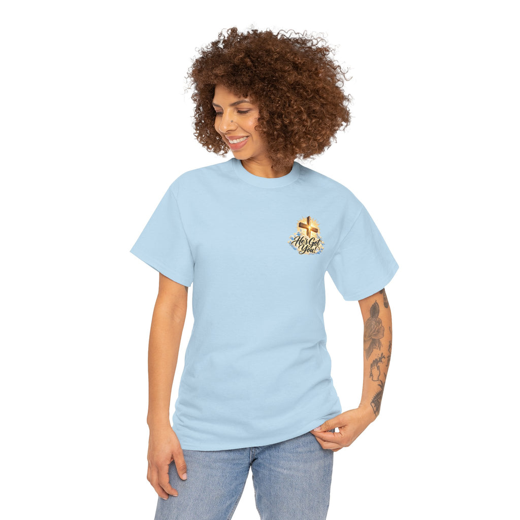 Don't Overthink It He's Got You Tee — Christian Cross Inspirational T‑Shirt