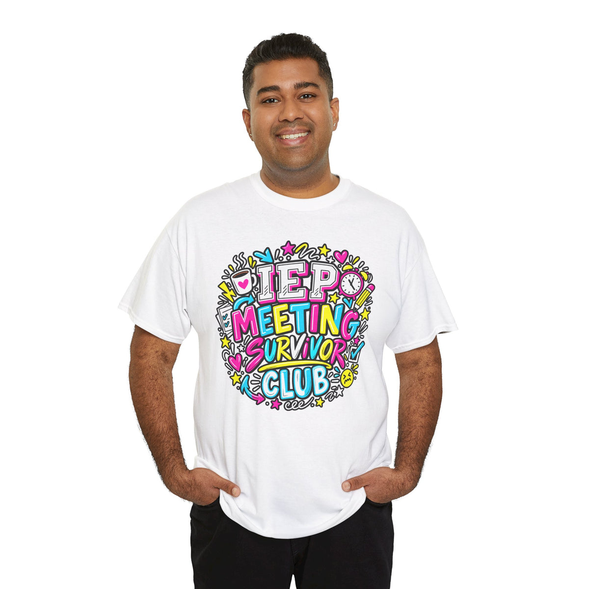 Video Meeting Survivor Club T-Shirt — Funny Remote Work Tee