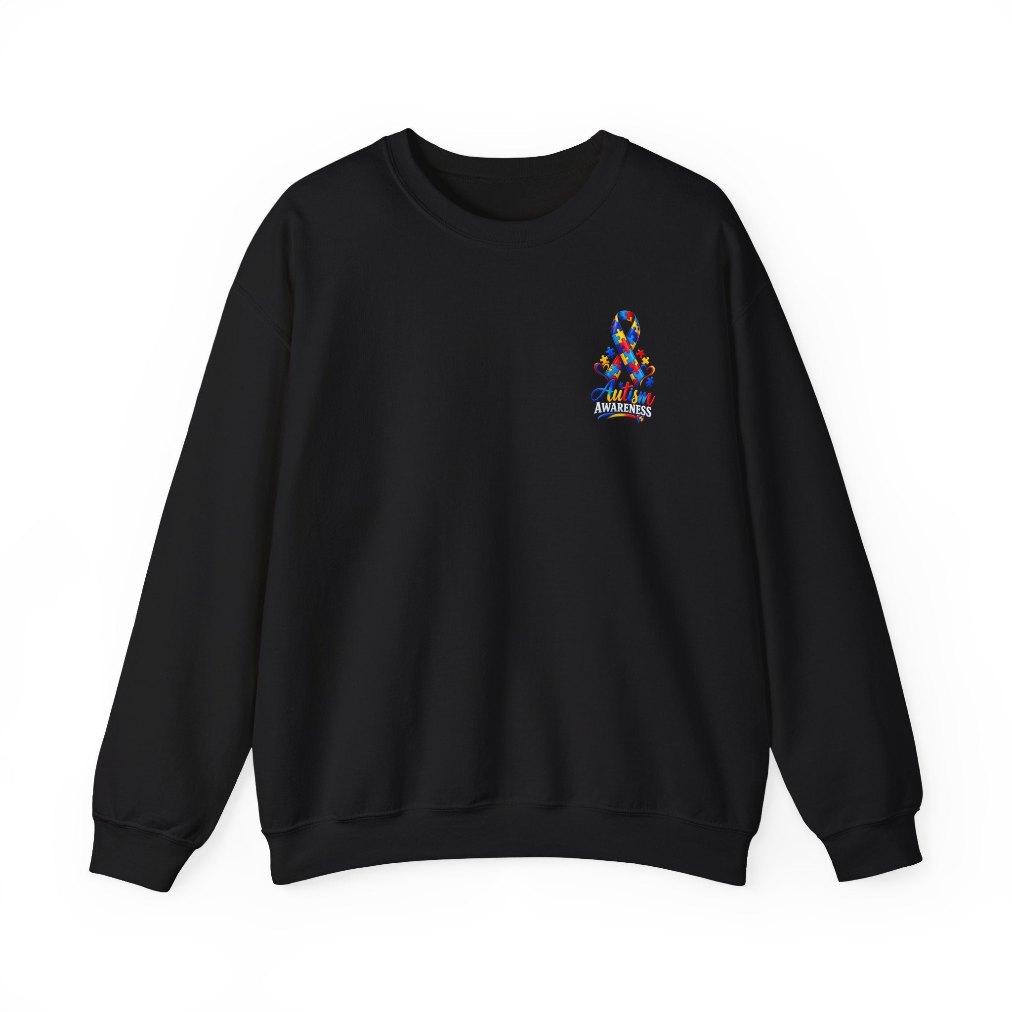 Autism Awareness Ribbon Crewneck Sweatshirt
