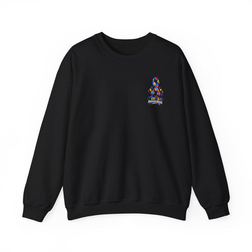 Autism Awareness Ribbon Crewneck Sweatshirt