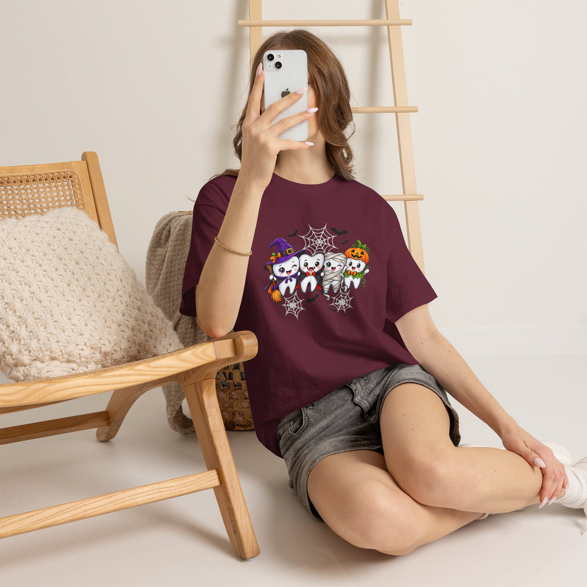 Halloween Teeth T-Shirt | Cute Dental Costume Graphic
