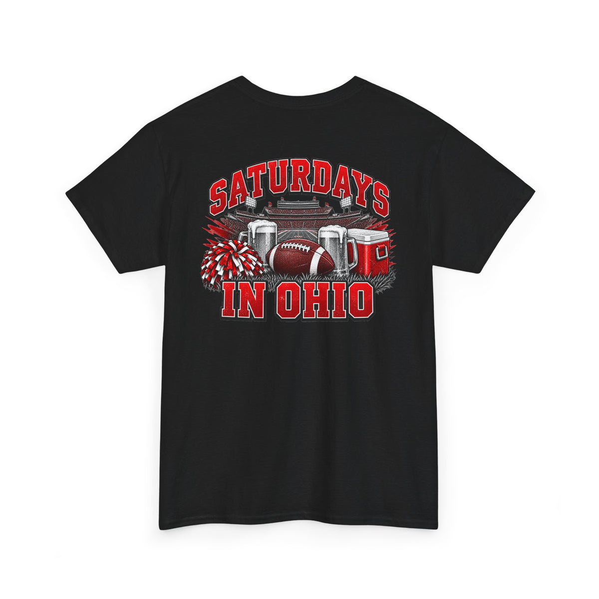 T-Shirt — Saturdays in Ohio Football & Tailgate Tee