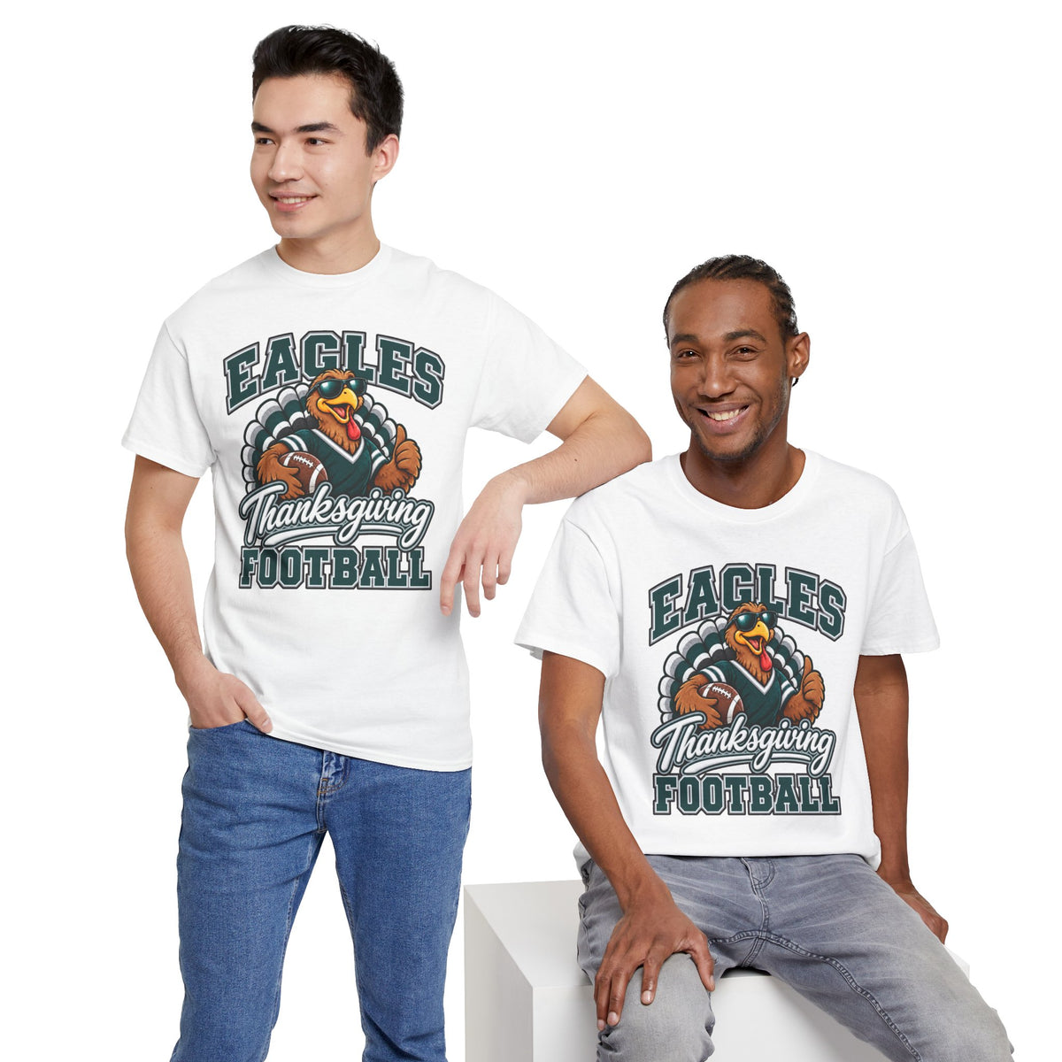 Eagles Thanksgiving Football Tee