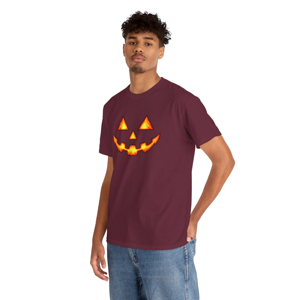 Halloween Jack-O'-Lantern Happy T-Shirt